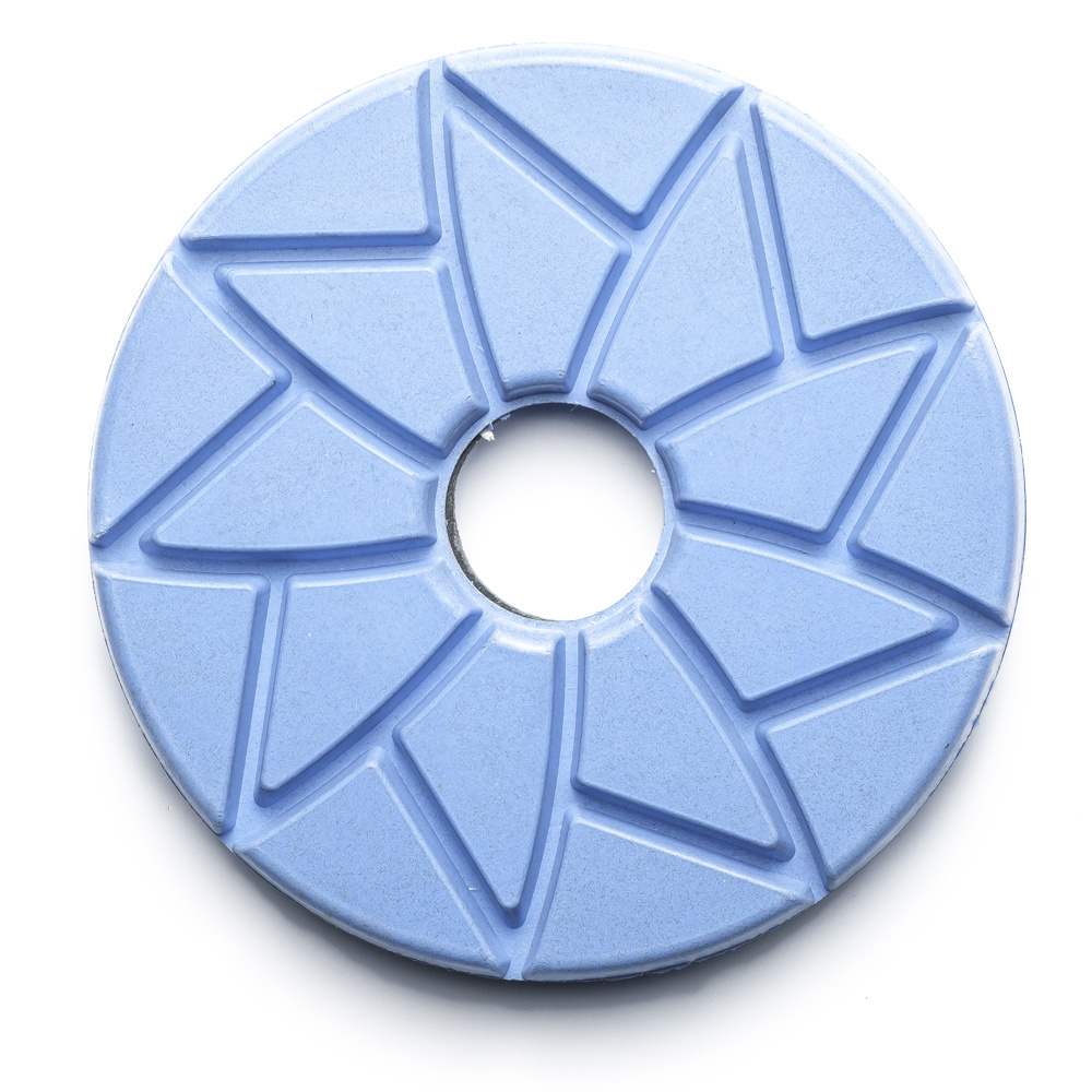 Factory Price Stone Polishing Tools Snail Lock Stone Edge Resin Polishing Pads For Granite Marble