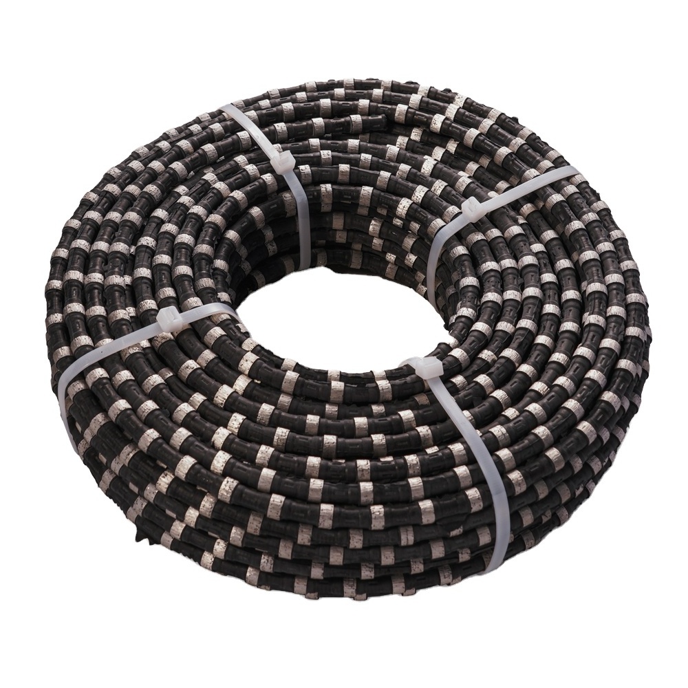 LINSING long cutting lifespan diamond wire saw blades used for small portable diamond wire saw cutting stone concrete