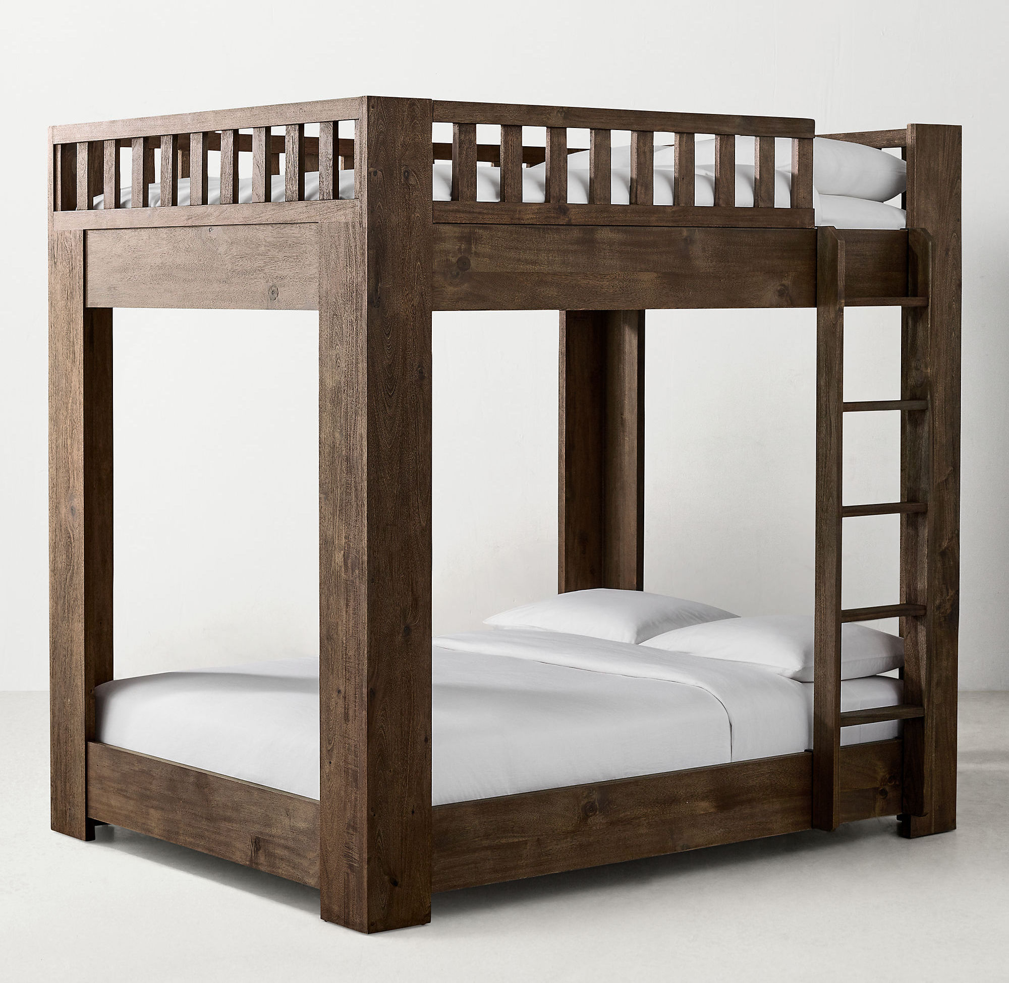 Modern Wooden Bedroom Furniture Cosy Double Bed with Drawers and Ladder Bunk Bed Professional Factory Customizable Furniture