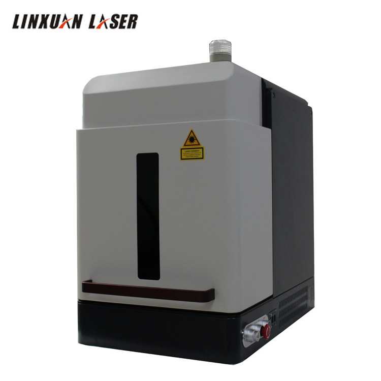 Copper silver zippo lighter metal enclosed 30watt Raycus fiber laser marking engraving machine