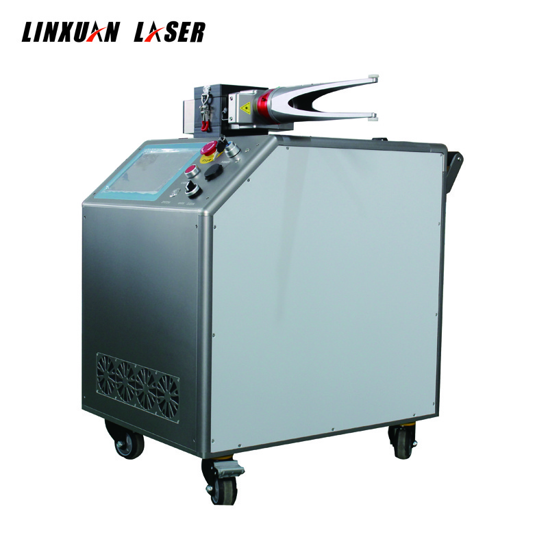 100w 500w 1000w portable mini tyre/tire mold metal rust removal fiber laser cleaning machine price