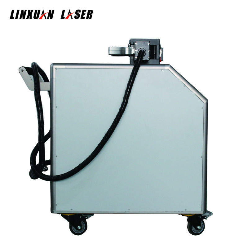 100w 500w 1000w portable mini tyre/tire mold metal rust removal fiber laser cleaning machine price