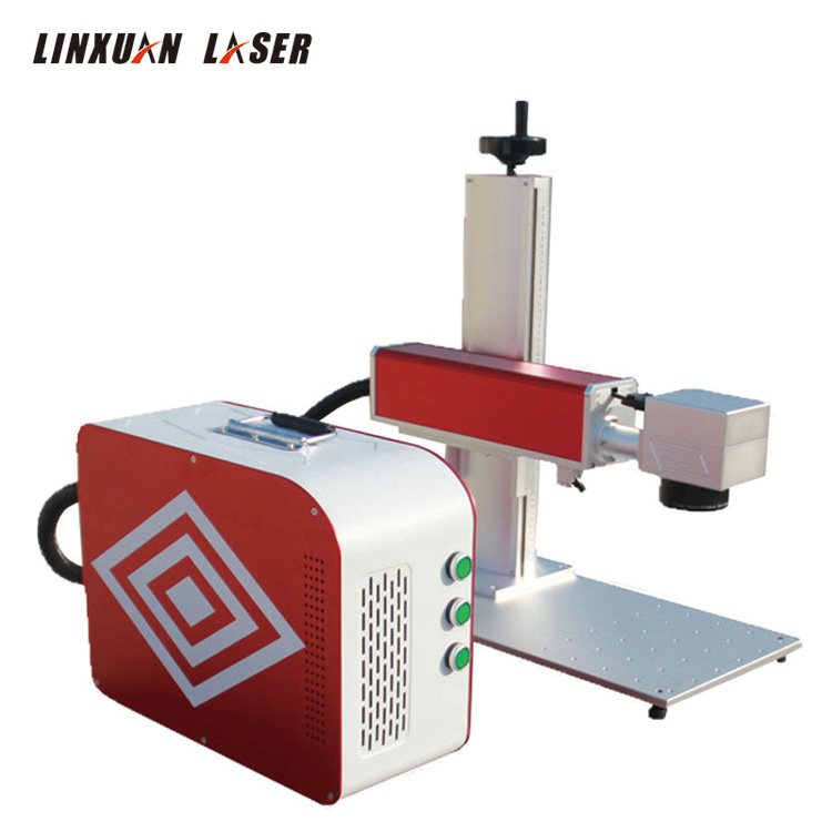 Cabinet/Desktop/Portable lifter inside 20W 30W 50W Fiber Laser Marking Machines For metal engraving