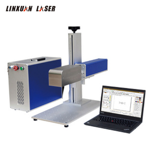 50w fiber laser marking machine portable credit card printing machine laser metal makers mark discount metal engraving machine