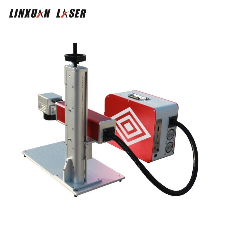 Cabinet/Desktop/Portable lifter inside 20W 30W 50W Fiber Laser Marking Machines For metal engraving