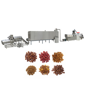 Dry Pet Dog Food Extruder Dog Food Pellet Making Processing Extruder Pet Feed Production Line