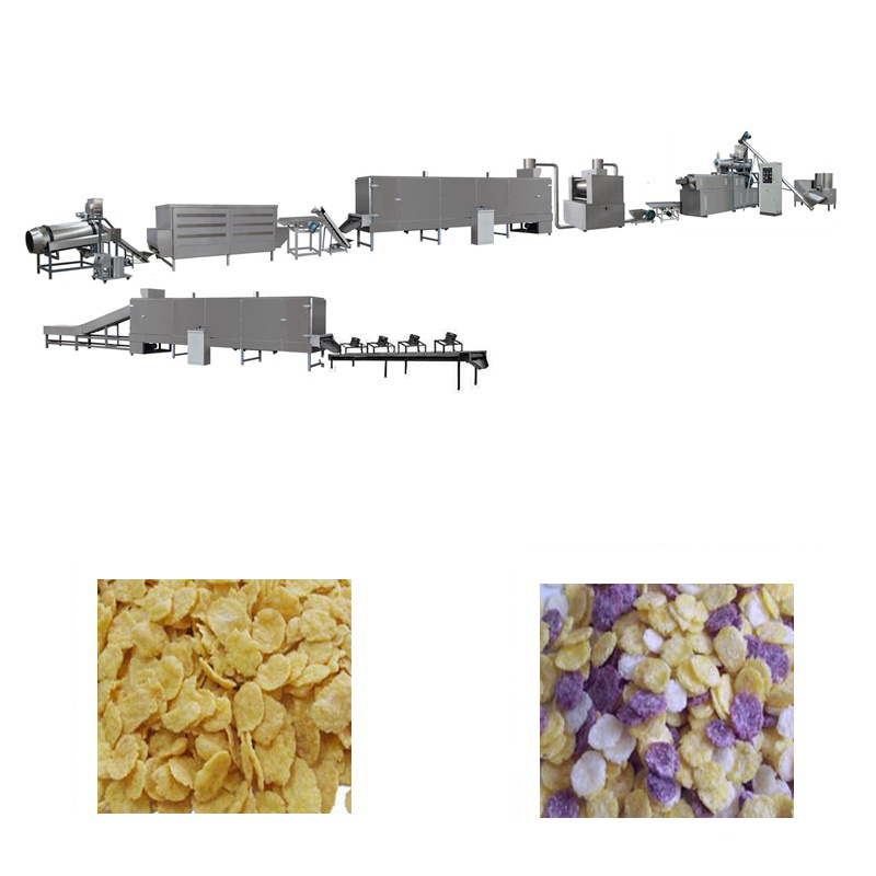 Corn Flakes/breakfast Cereal Machinery Cereal Flakes Machines Inflating Food Processing Line