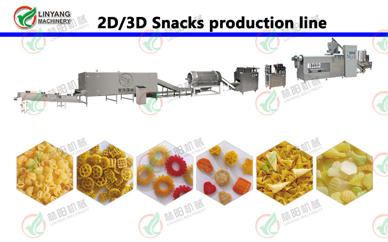 Pasta Macaroni Helicoid Single Screw Extruder Macaroni Spaghetti Pasta Making Machine Production Line