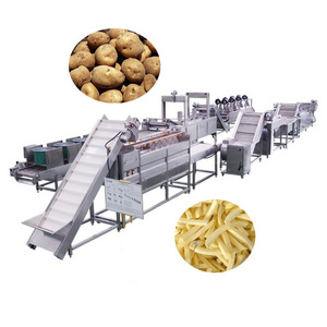 Factory Price Potato Chips Production Line Fresh French Fries Making Machine Potato Falkes Processing Plant