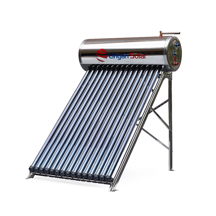 LINYAN 120l 200l 300l termas solares tube solar hot water heater boiler  kit pressurized solar water heaters for home use