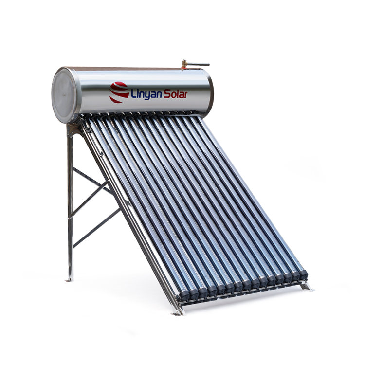 LINYAN 120l 200l 300l termas solares tube solar hot water heater boiler  kit pressurized solar water heaters for home use