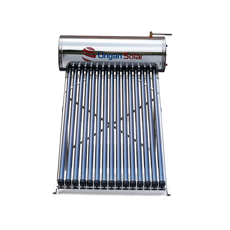 LINYAN 120l 200l 300l termas solares tube solar hot water heater boiler  kit pressurized solar water heaters for home use