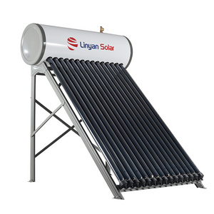 LINYAN 100L 200L 300L Solar Hot Water System chauffe eau solaire 200l heat pipe compact pressure 300 liter solar water heater