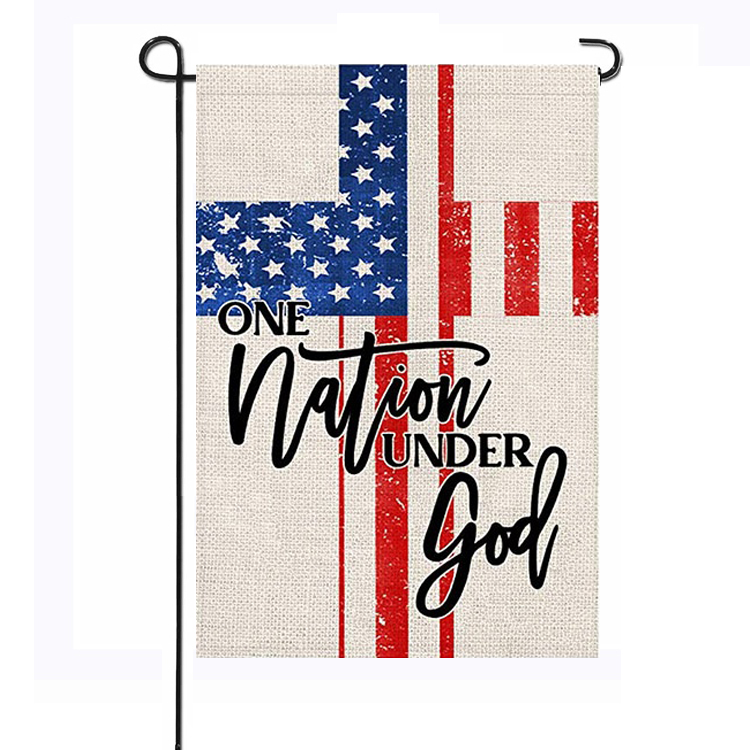 Factory production Double Sided Custom dance Christian Christ worship Yard Flags Jesus Garden Flag