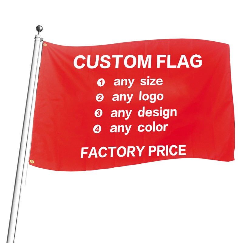 Country 3x5ft 150*90cm Cheap Print Cotton Design Print Your Logo Polyester FabricAdvertising Outdoor Custom Flag Banner