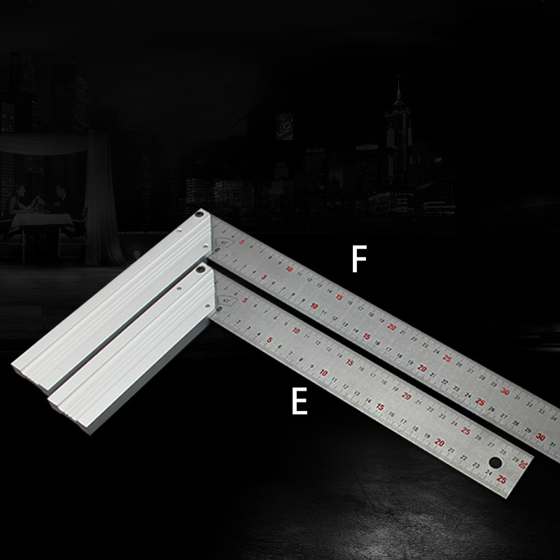 L Frame Square Ruler Stainless Steel Marking for Woodworking L-Square 90 Degree Angel Carpenter Measurement Hand Tools