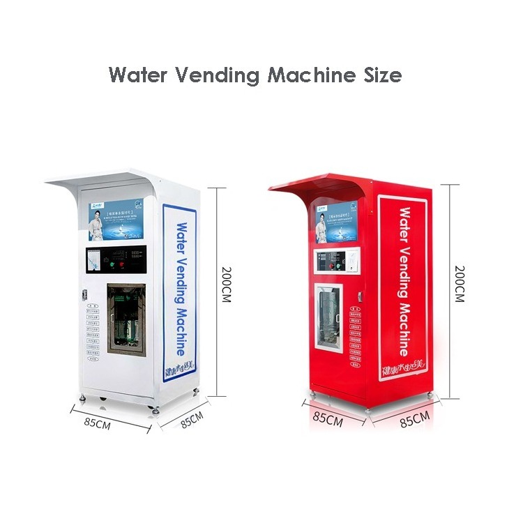 400GDP 800GDP coin operated Reverse Osmosis Purified Water Vending Machine maquina expendedora