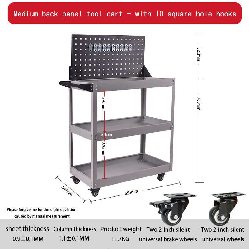 The tool integration cabinet is movable workshop trolley with tools trolley detailing racing pit carts