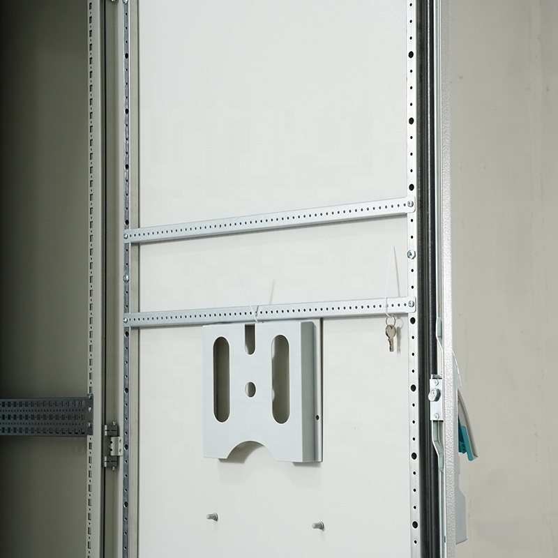 Custom PLC Din Rail IP 65 Weatherproof Floor mount meter LCD Modular Metal Breaker Enclosure Box