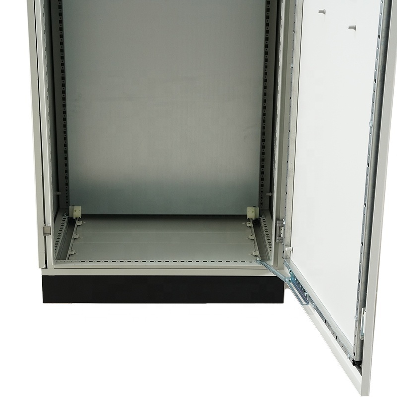 Custom PLC Din Rail IP 65 Weatherproof Floor mount meter LCD Modular Metal Breaker Enclosure Box