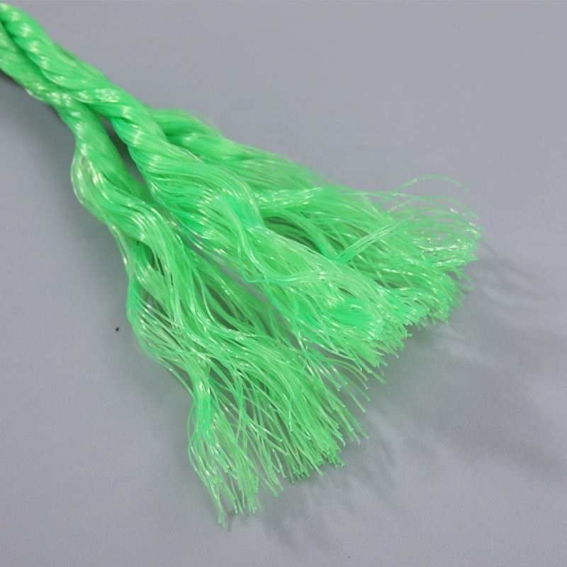 Wholesale Custom  3 Strand Fiber polypropylene Braided hdpe twine for Mooring Rope