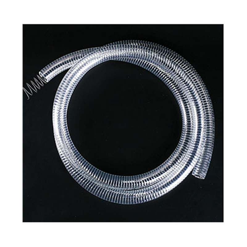 High Quality 3 Inch Food Grade Clear Pvc Spiral Spring Hose Pvc Pipe  For Water Supply