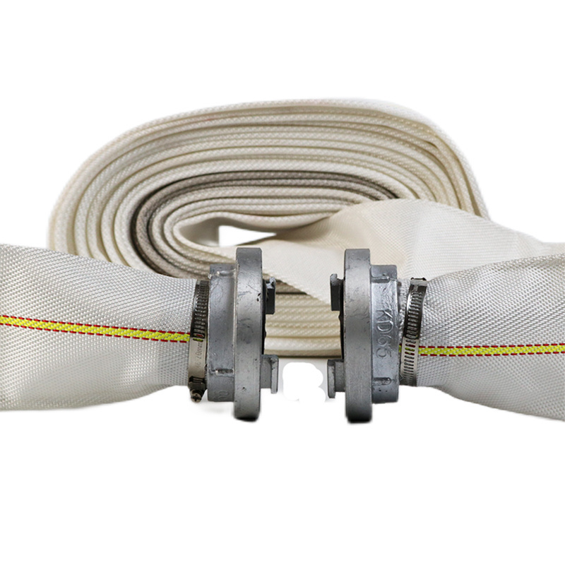 Chinese Manufacturers PVC Lined Fire Fighting Cotton Hose Pipe High Pressure Flexible Fire Hose