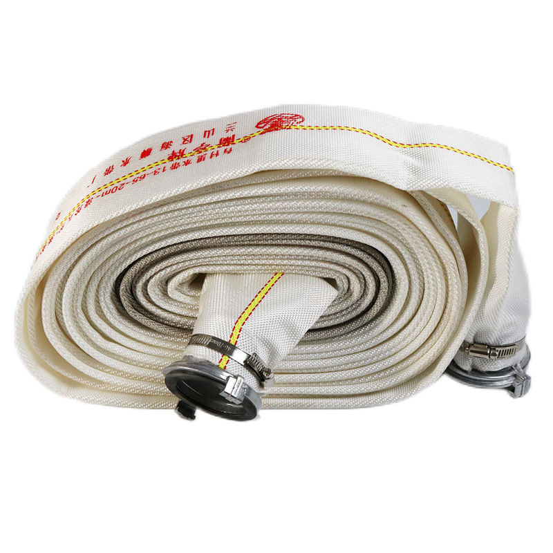 DH Fire Fighting Hose Cabinet Manufacture 1.5inch Coupling High Pressure 25m Pvc Lay Flat Rubber Fire Hose