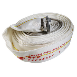 DH Fire Fighting Hose Cabinet Manufacture 1.5inch Coupling High Pressure 25m Pvc Lay Flat Rubber Fire Hose