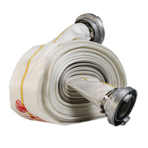 Chinese Manufacturers PVC Lined Fire Fighting Cotton Hose Pipe High Pressure Flexible Fire Hose