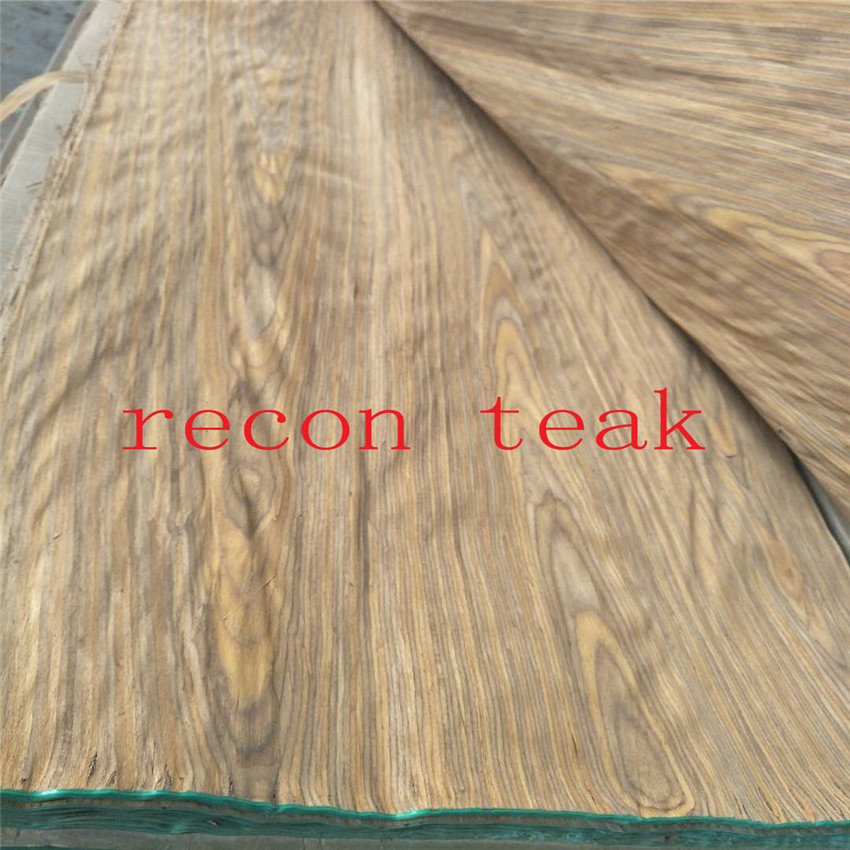 Recon crown cut teak veneer for plywood and mdf face