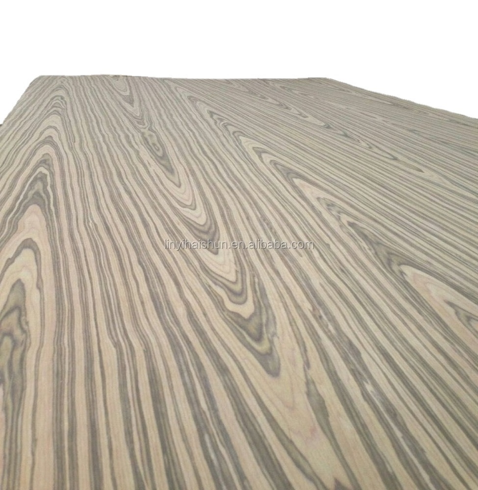 Recon teak veneer straight line plywood/mdf board