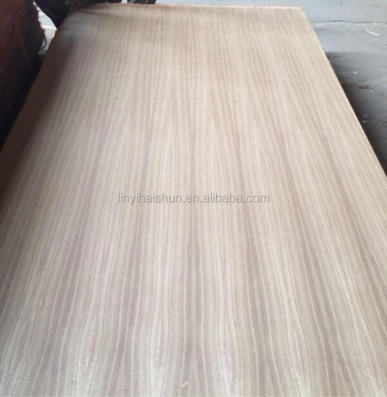 Recon teak veneer straight line plywood/mdf board