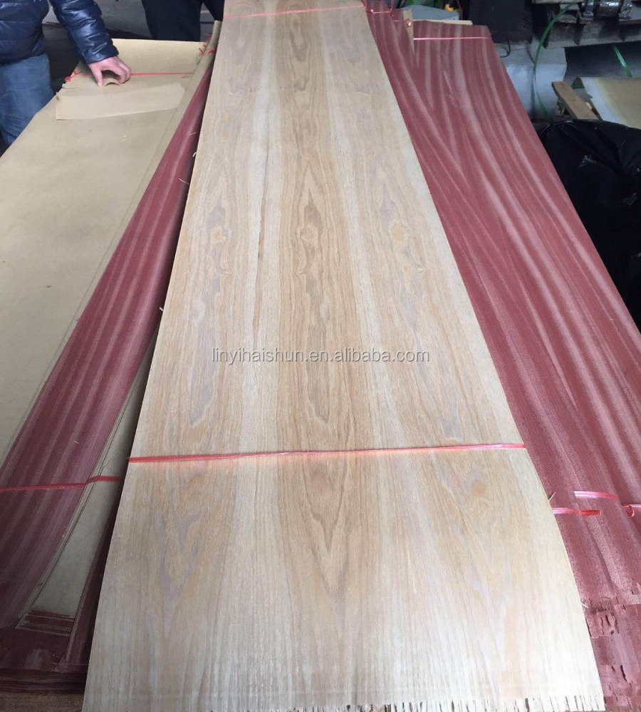 veneer for door frame with non-wooven fabric