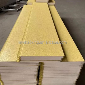 wood color Insulation panel Exterior Metal Carved Pu Sandwich Panel Board Outdoor Wall Cladding supplier