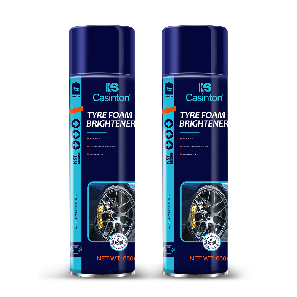 For Car Care Cleaning Product  tyre shine car care foam cleaner spray Tyre foam brighten cleaner