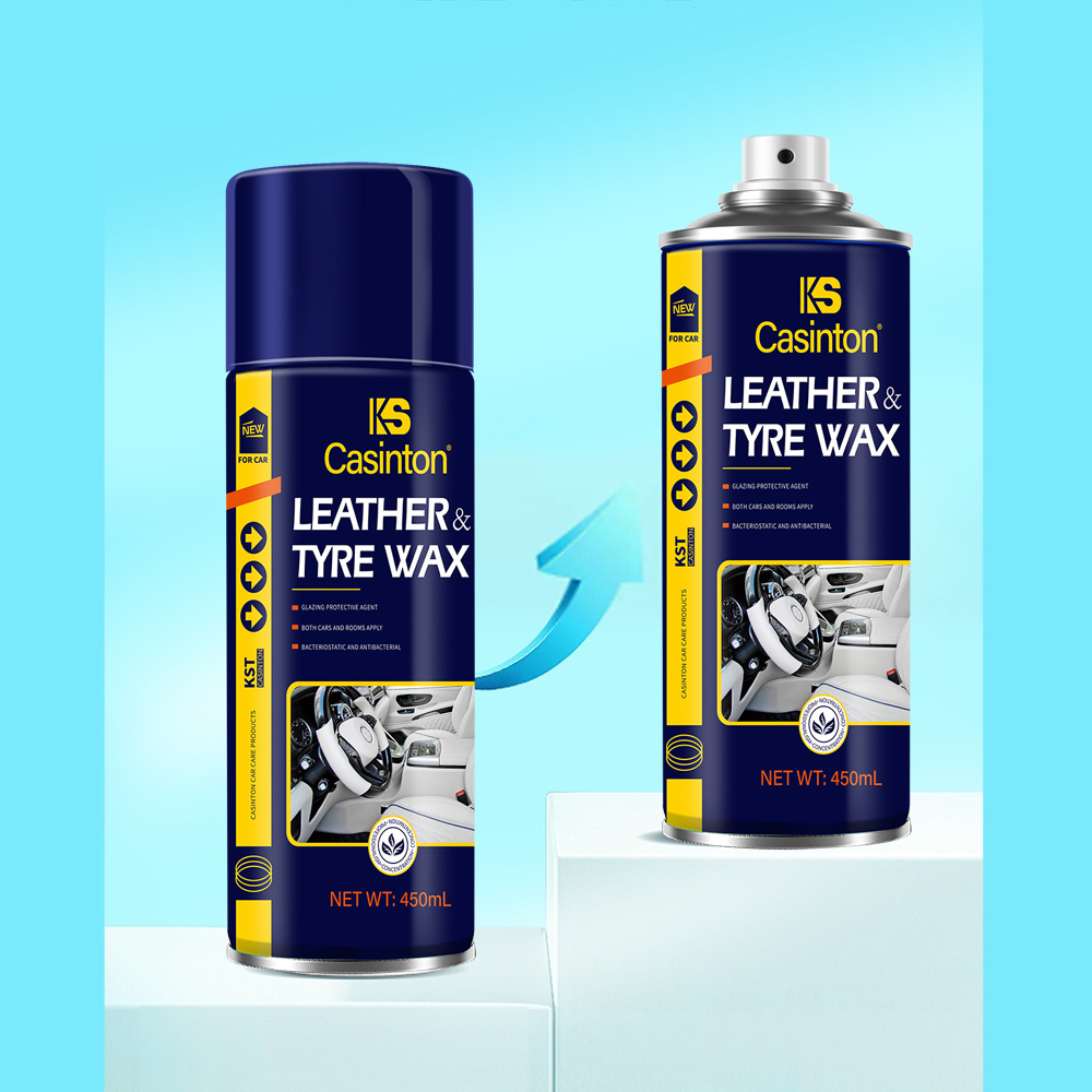 car inside leather tyre and dashboard polish cleaner wax shine  spray products for care by nice performance