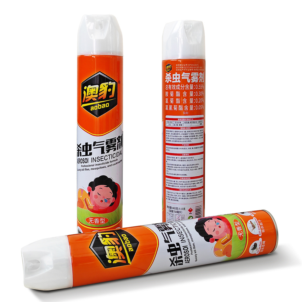 Highly effective insect aerosol, cockroach, flying insect killer, suitable for outdoor mosquito insecticide spray