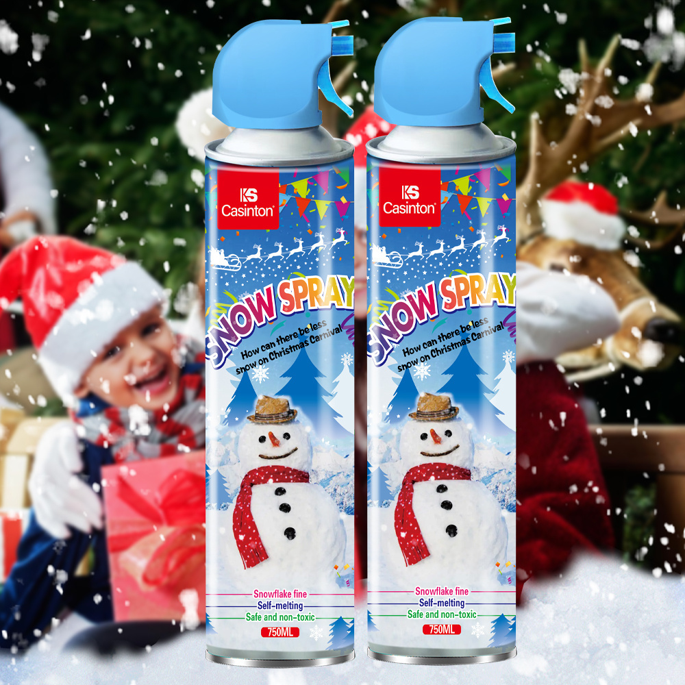 Artificial snow spray party foam snow spray birthday party decoration Christmas holiday party supplies spray de nieve artificial