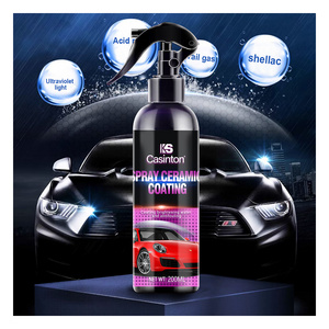 Water rubber car polymer crystal  wax spray ceramic nano plating sealant 9h film and powerful repellency ceramic coating spray