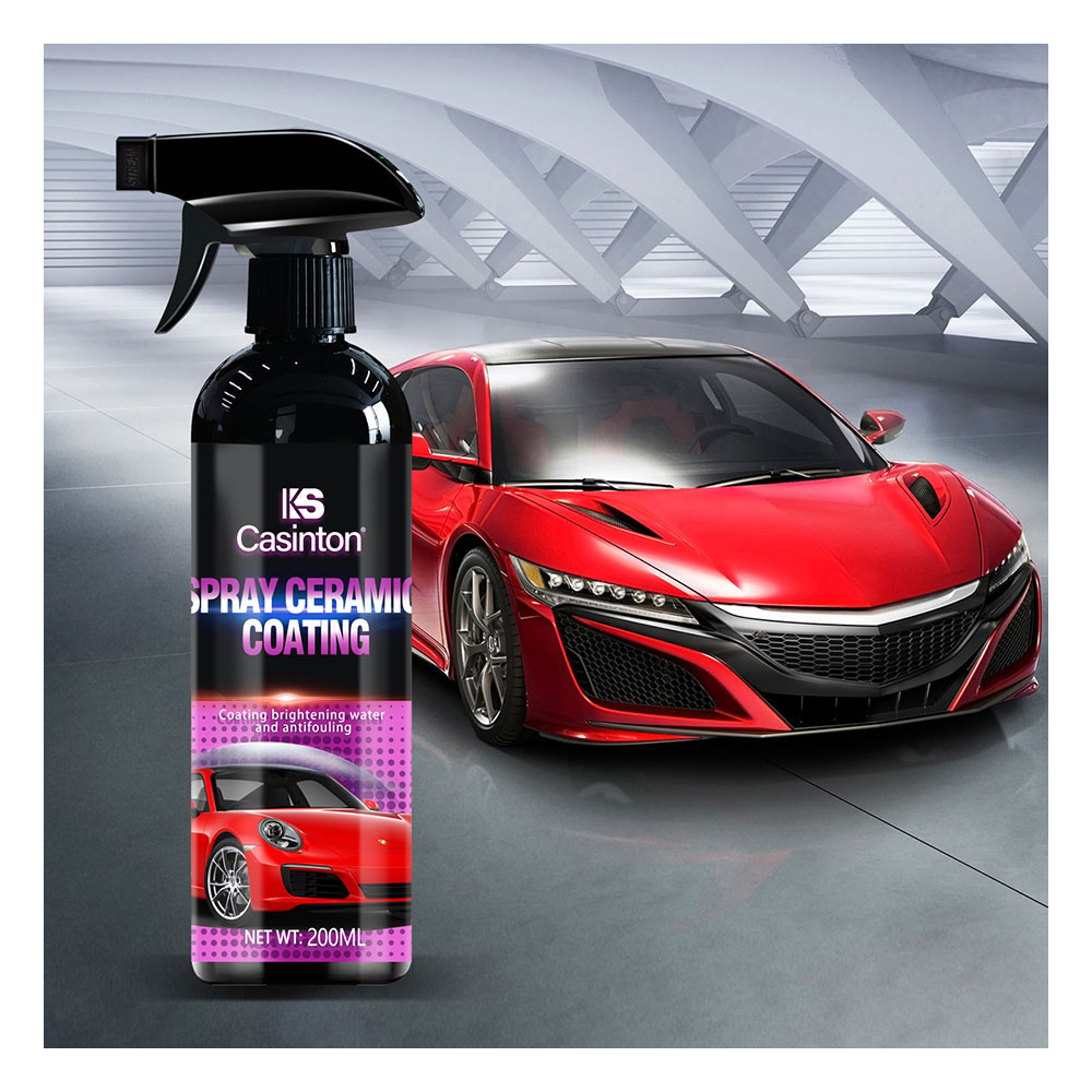 Customized hydrophobic rubber coating wax spray ceramic nano plating sealant for car care products Ceramic coating spray