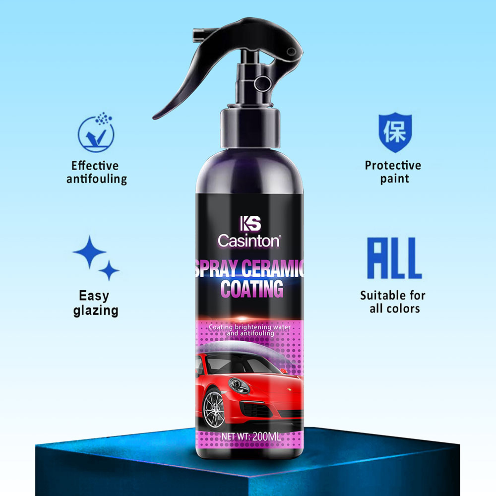 Customized hydrophobic rubber coating wax spray ceramic nano plating sealant for car care products Ceramic coating spray