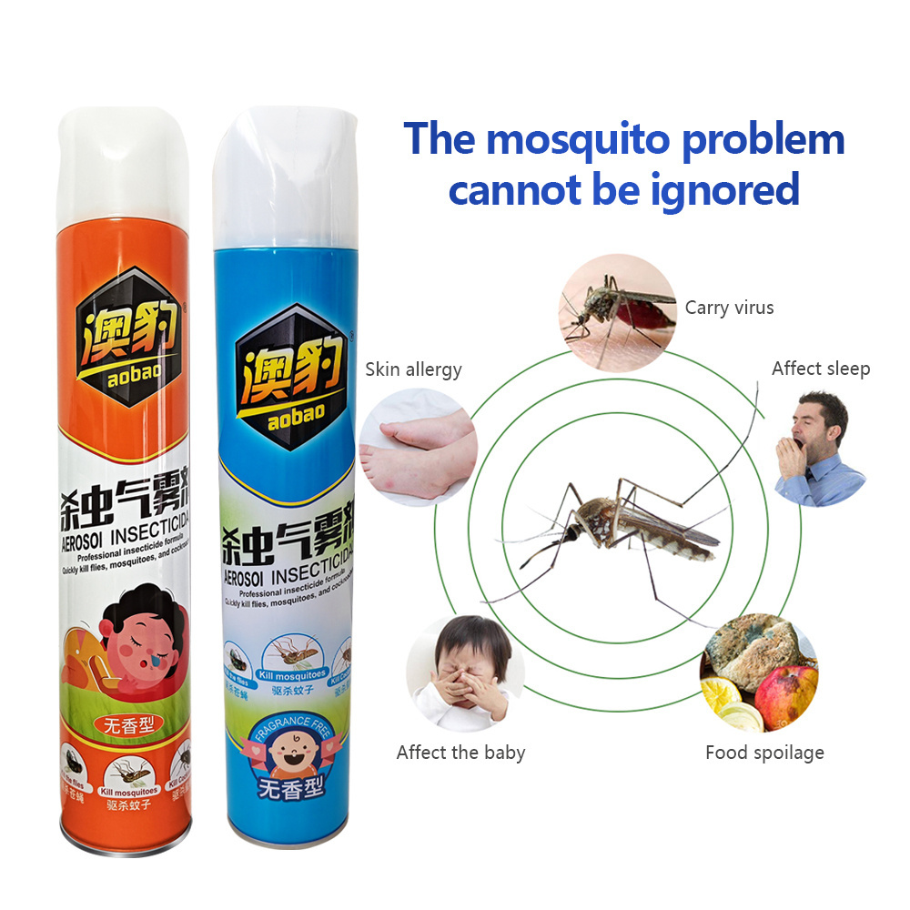 Highly effective insect aerosol, cockroach, flying insect killer, suitable for outdoor mosquito insecticide spray