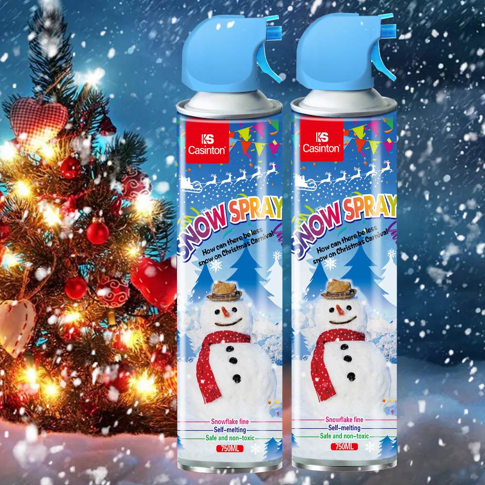 Artificial snow spray party foam snow spray birthday party decoration Christmas holiday party supplies spray de nieve artificial