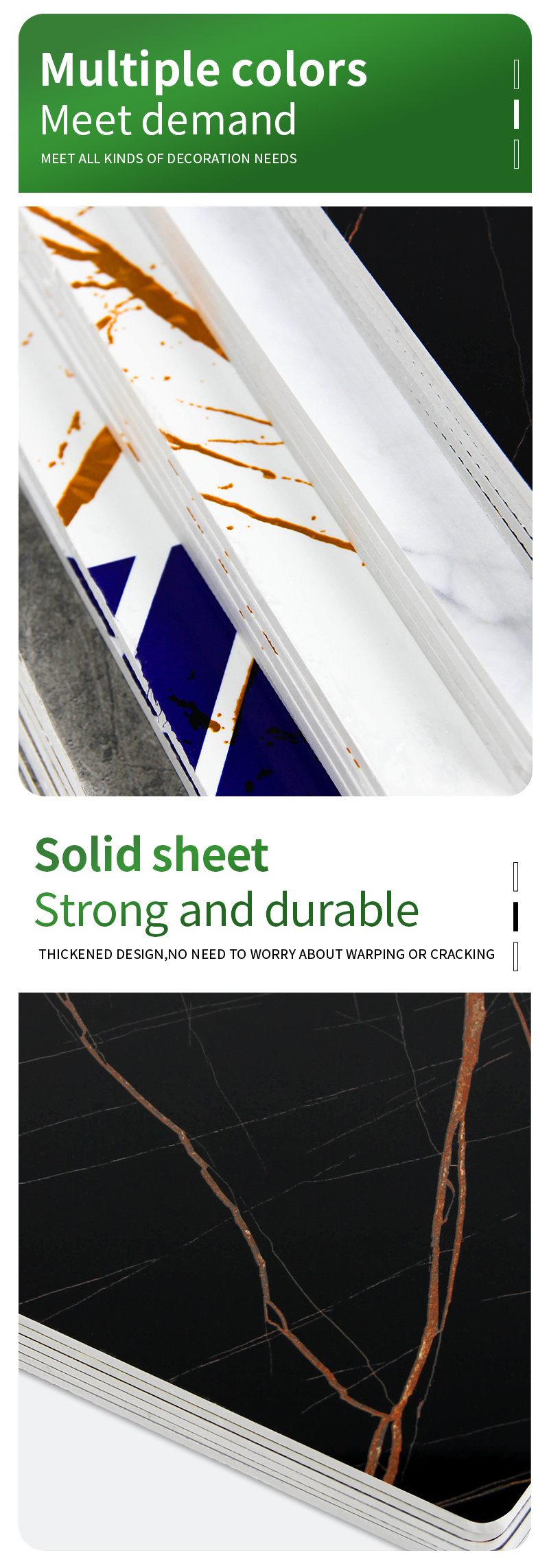 Chinese Manufacturer 1220X2440Mm 3Mm Pvc Marble Sheet Uv Coating Marble ...
