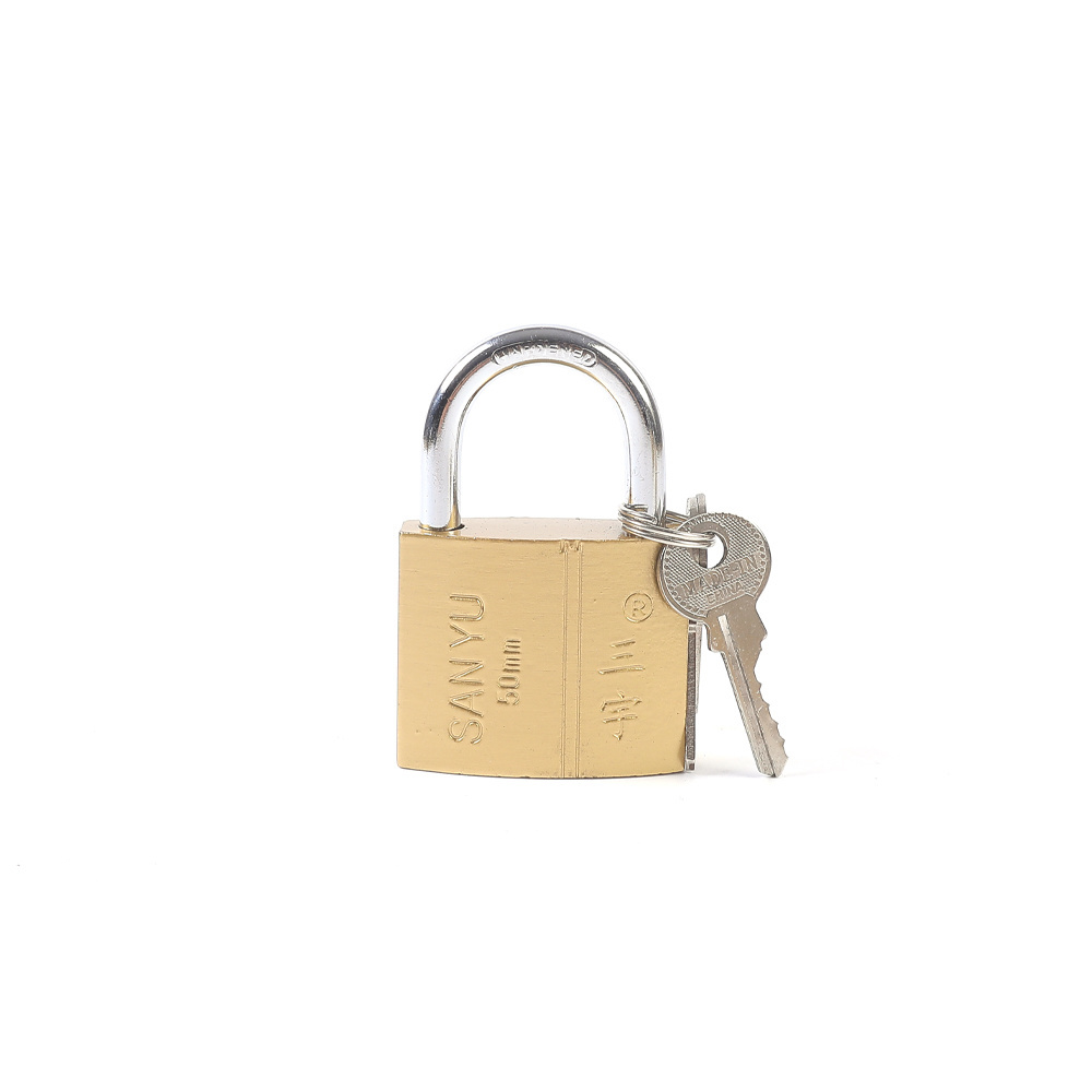 Hot Sale Lock For Padlock Rectangular Solid Copper Padlock Warehouse Lock Paddle Lock