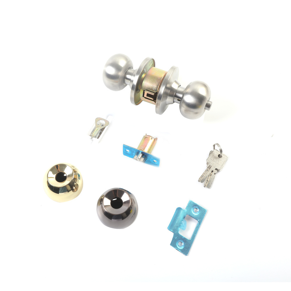 cylindrical lock tubular door knob keyed entry door pomo chapa ball lock keg ball valve lock