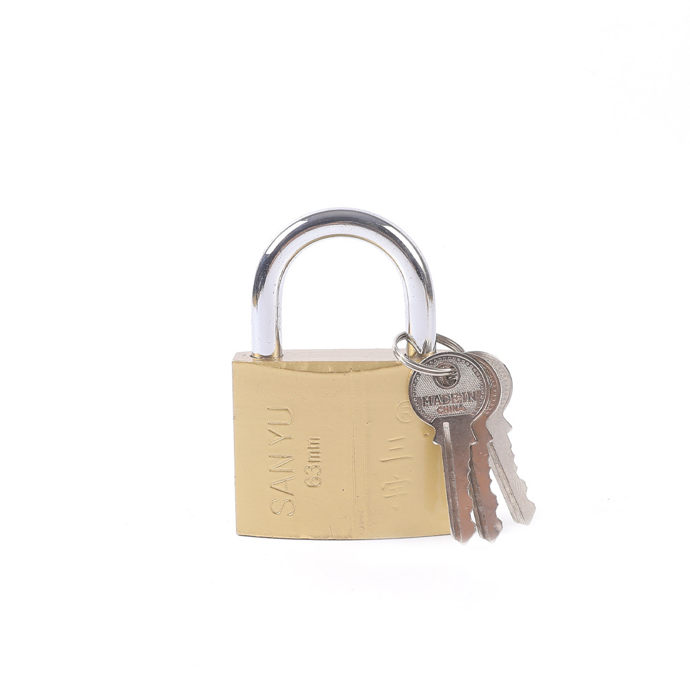 High Security Cylinder Brass Pad Locks Cylinders Safety Padlock Locks Pad Lock with Master Key