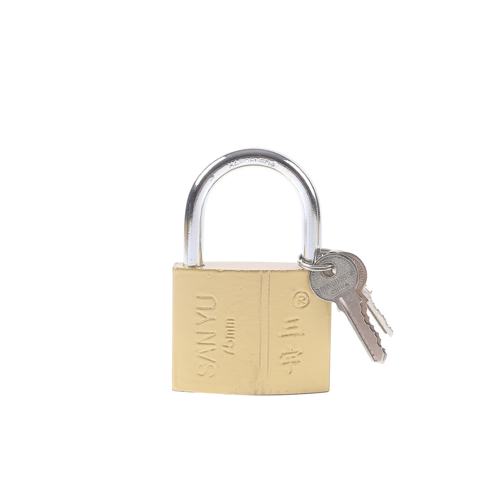 High Security Cylinder Brass Pad Locks Cylinders Safety Padlock Locks Pad Lock with Master Key