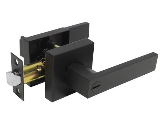 Supplier Door Lock Set With Cylinder and Handle  Deadbolt Modern Style Lever Handle Locks Hotel OEM Square Door Locks